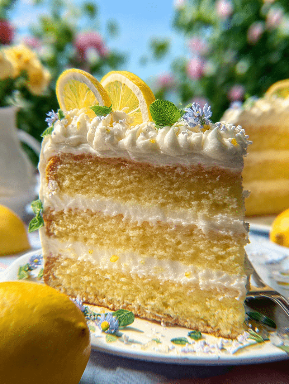 Sunshine Lemon Layer Cake: A Delightful Recipe to Try! 2 Sunshine Lemon Layer Cake
