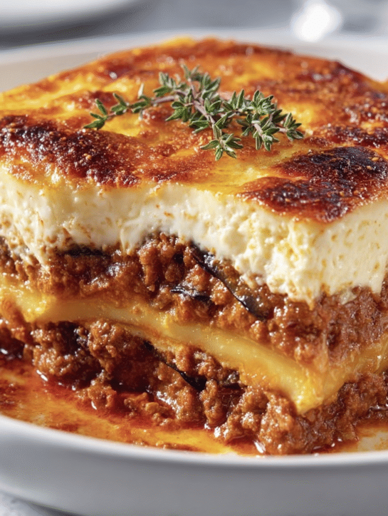 Traditional Greek Moussaka