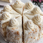 White Chocolate Coconut Almond Dream Cake