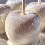 White Sparkle Candy Apples: Elevate Your Treats Today! 3 White Sparkle Candy Apples