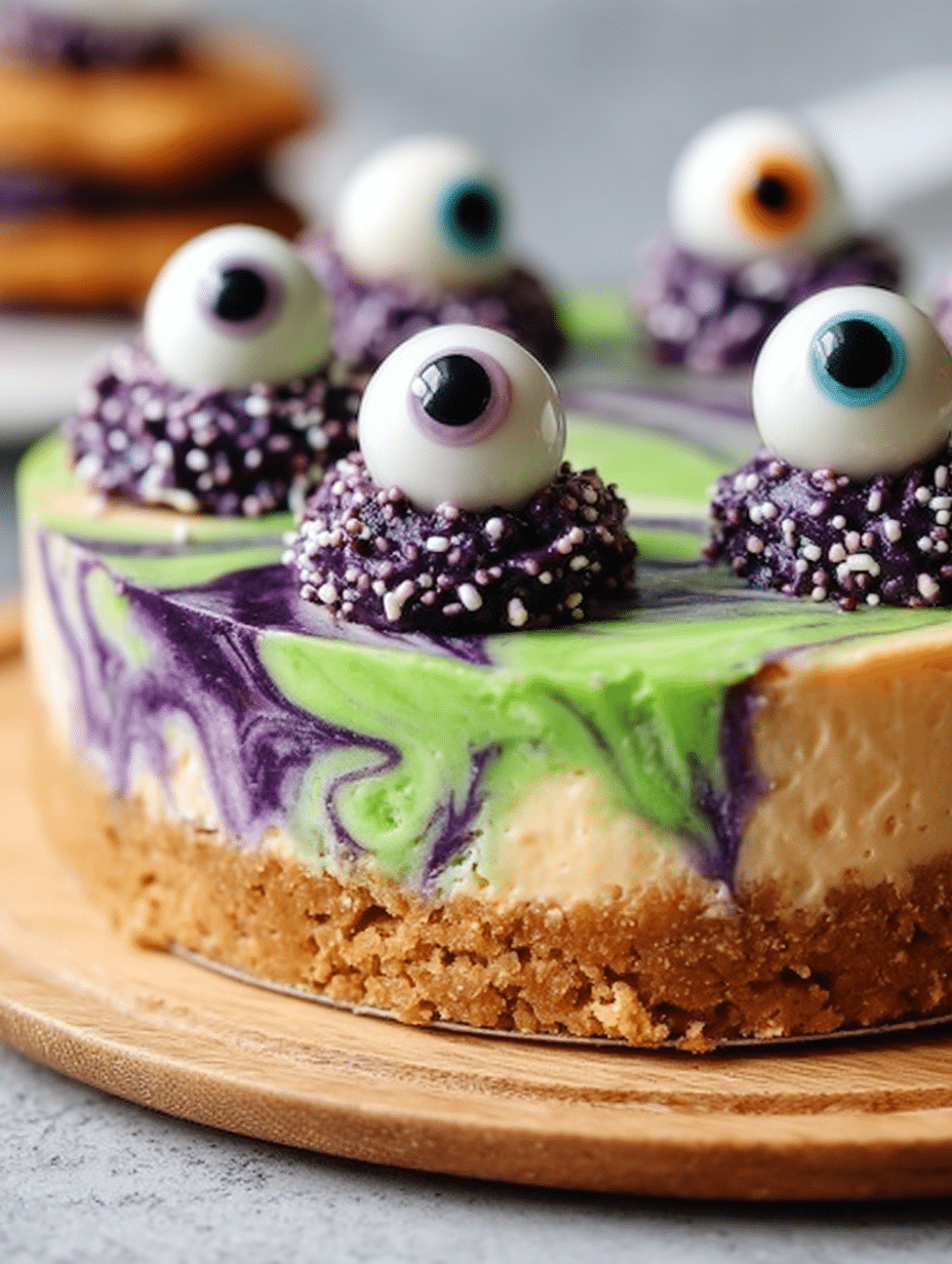 Witches’ Brew Swirl Cheesecake