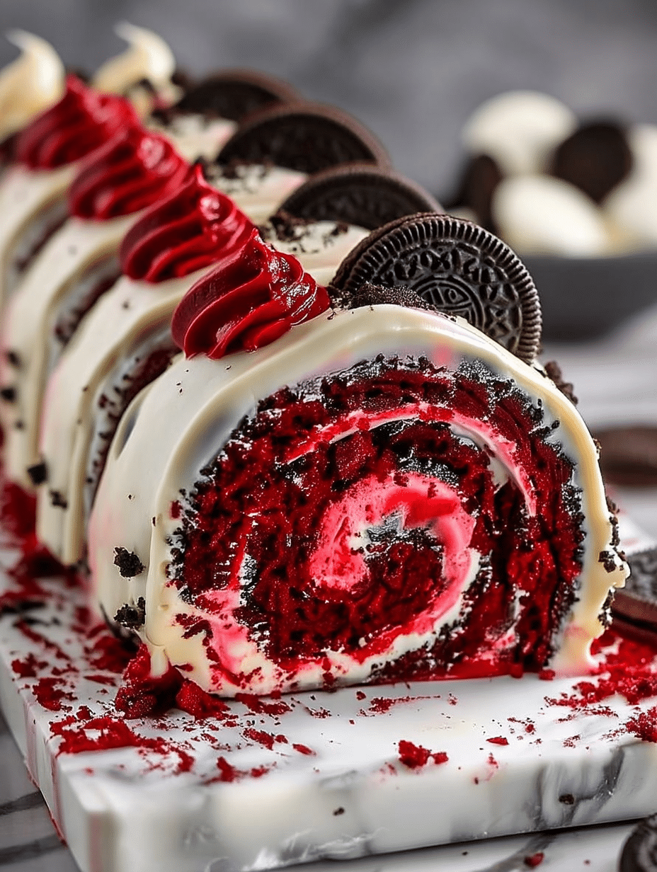 Red Velvet Oreo Cake Roll: A Delightful Recipe! 1 0 3