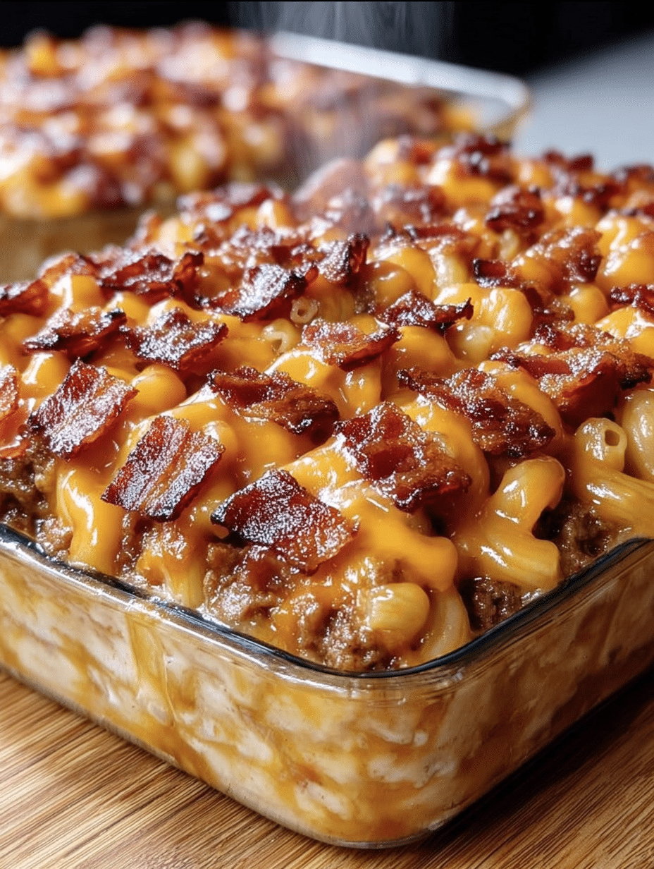BBQ Bacon Cheeseburger Casserole: A Comforting Delight! 4 BBQ Bacon Cheeseburger Casserole