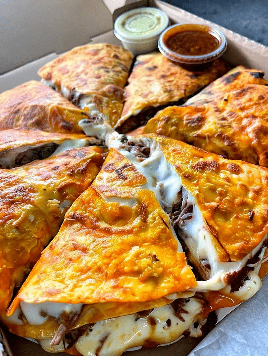 Birria Quesadilla Pizza