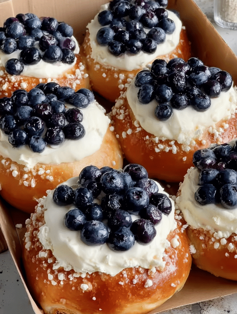 Blueberry Cream Cheese Kolaches: Delightful Pastry Recipe 5 Blueberry Cream Cheese Kolaches