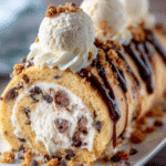 Chocolate Chip Cookie Ice Cream Roll: Indulge Today! 3 Chocolate Chip Cookie Ice Cream Roll