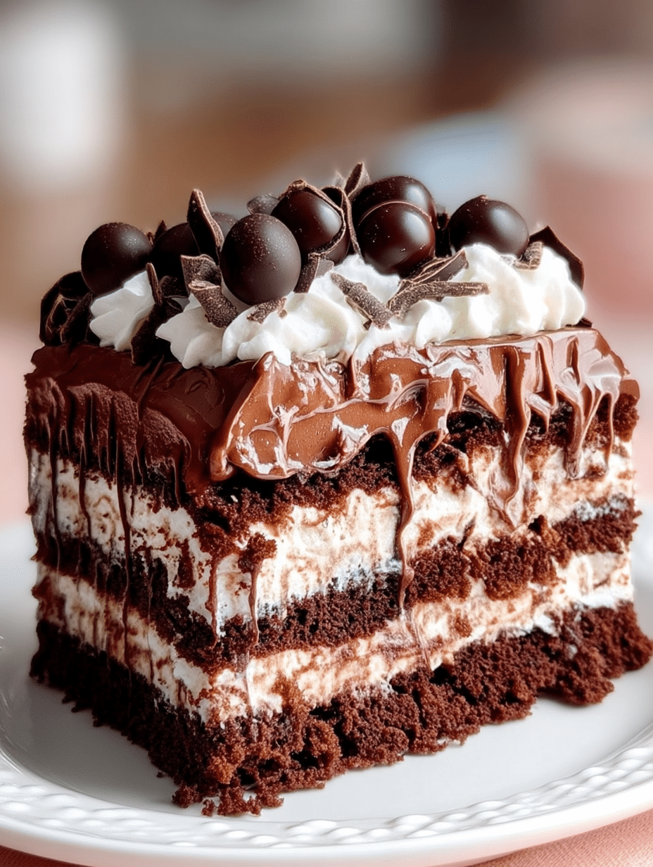 Chocolate Mousse Layer Delight