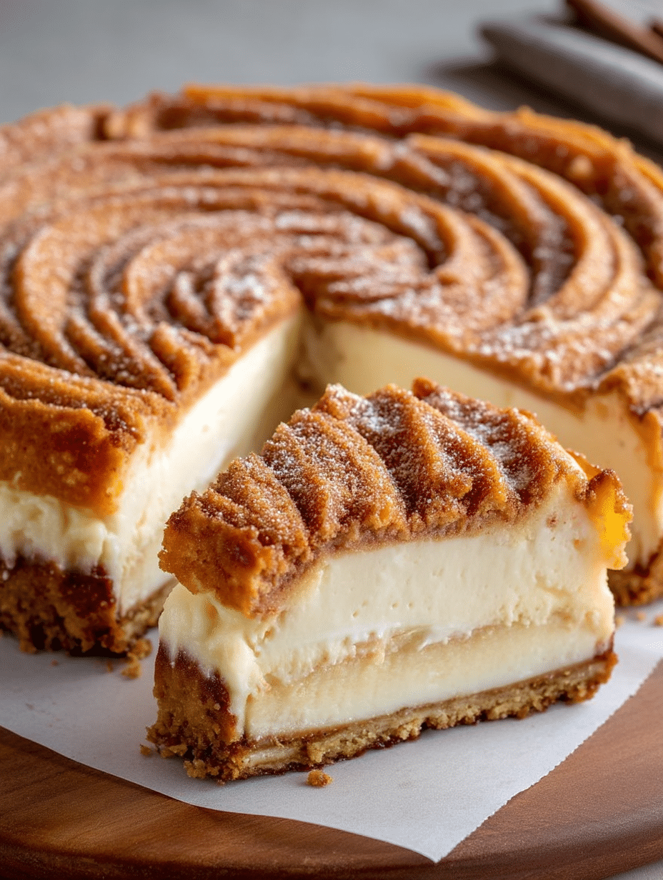 Churro Cheesecake Delight