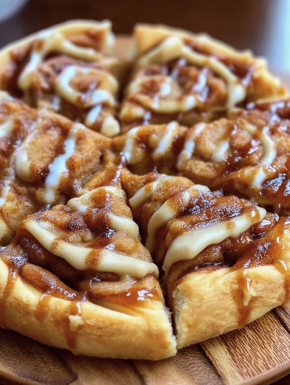 Cinnamon-Sugar Pizza with Crescent Rolls: Sweet Delight Awaits! 2 Cinnamon-Sugar Pizza with Crescent Rolls
