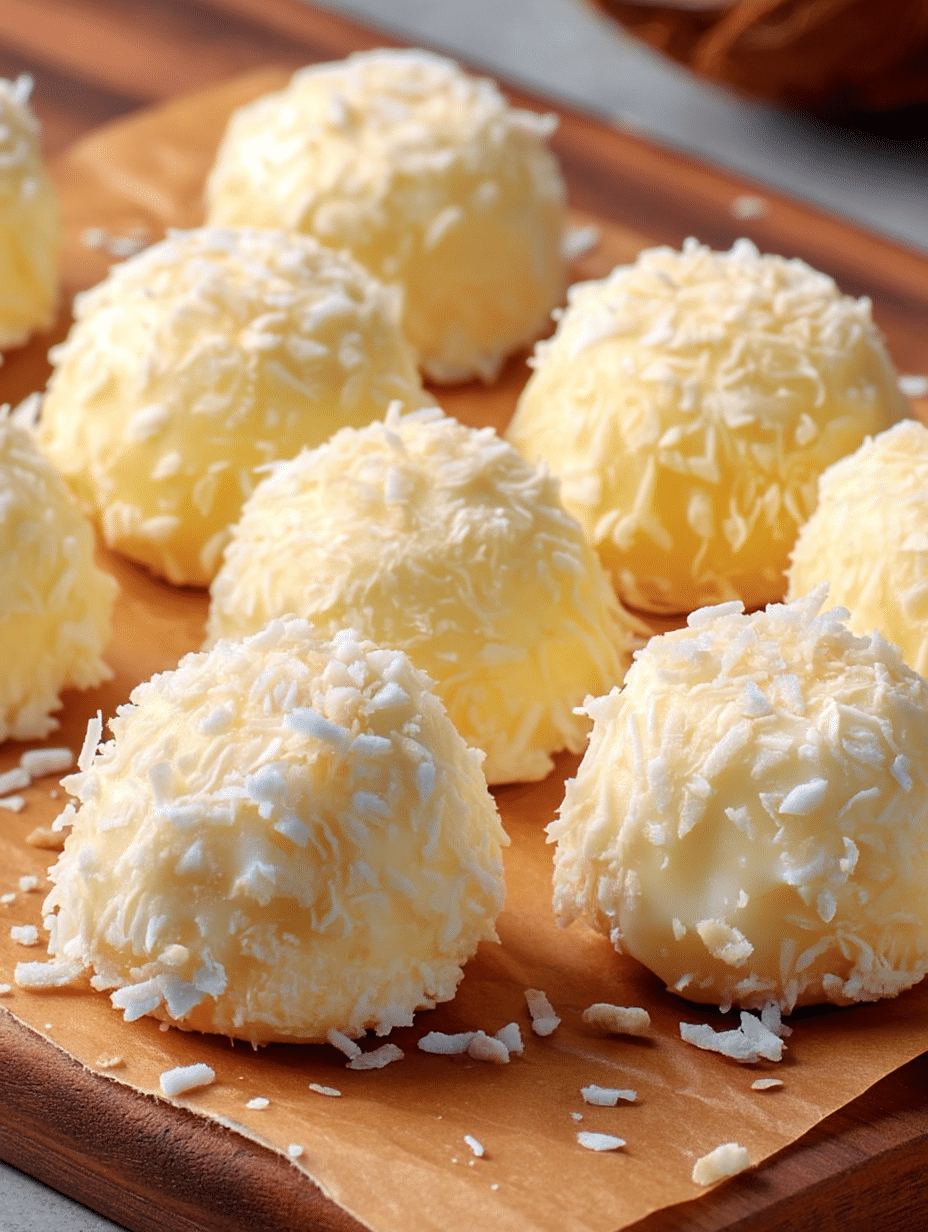 Coconut Snowball Truffles