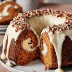 Cream Cheese Swirled Carrot Bundt Cake