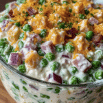 Creamy Ham & Cheddar Pea Salad: A Deliciously Easy Recipe! 3 Creamy Ham & Cheddar Pea Salad