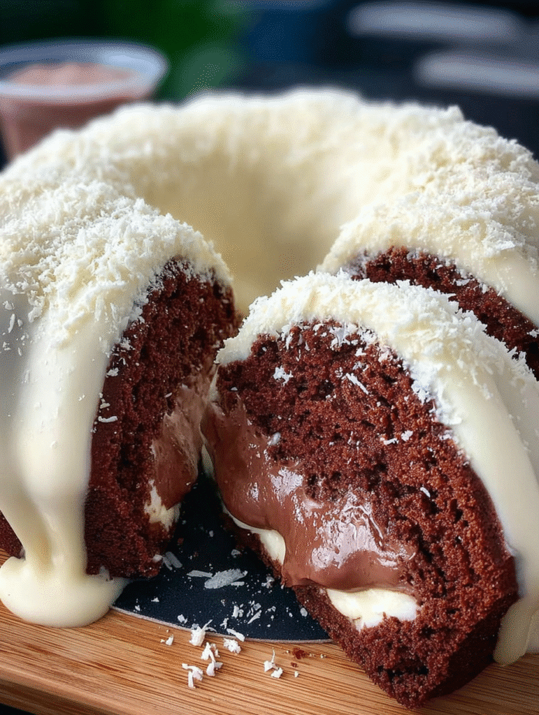 Double Chocolate Brigadeiro Bundt Cake