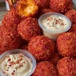 Flamin’ Hot Cheese Ball Bites