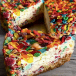 Fruity Cereal Cheesecake: A Colorful Dessert Delight! 3 Fruity Cereal Cheesecake