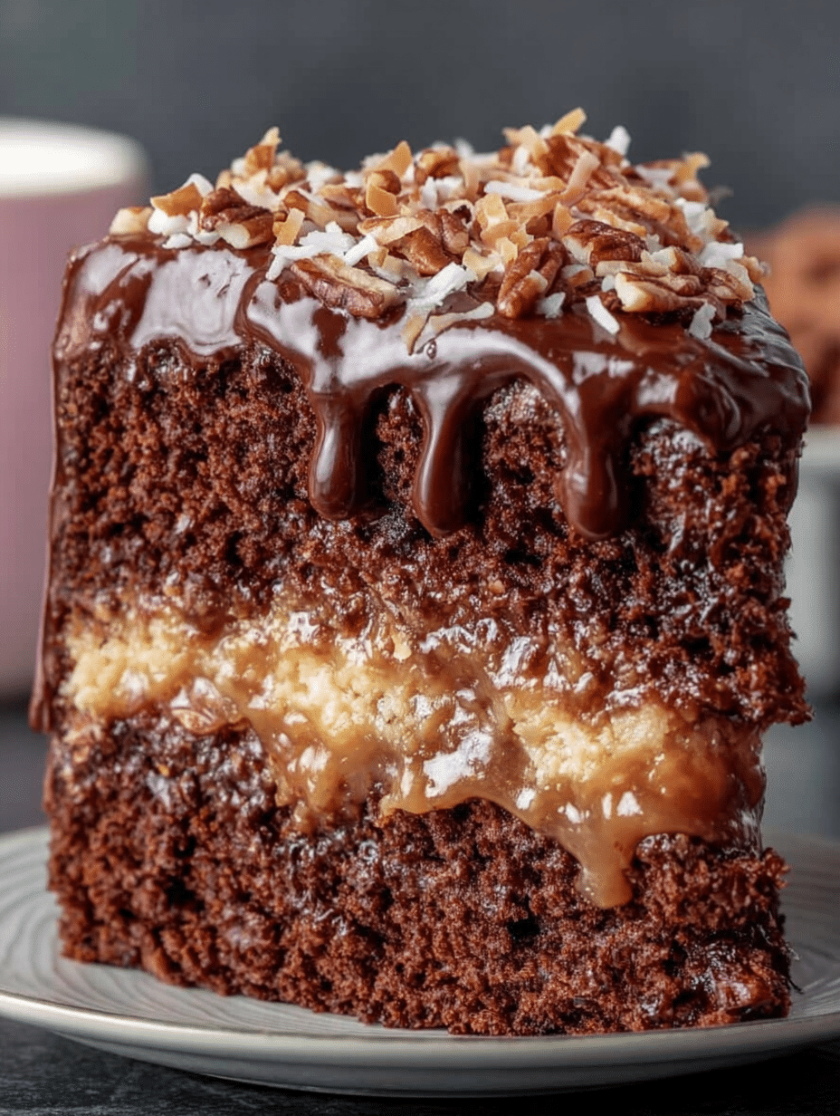 German Chocolate Dream Layer Cake: A Delicious Surprise! 2 German Chocolate Dream Layer Cake
