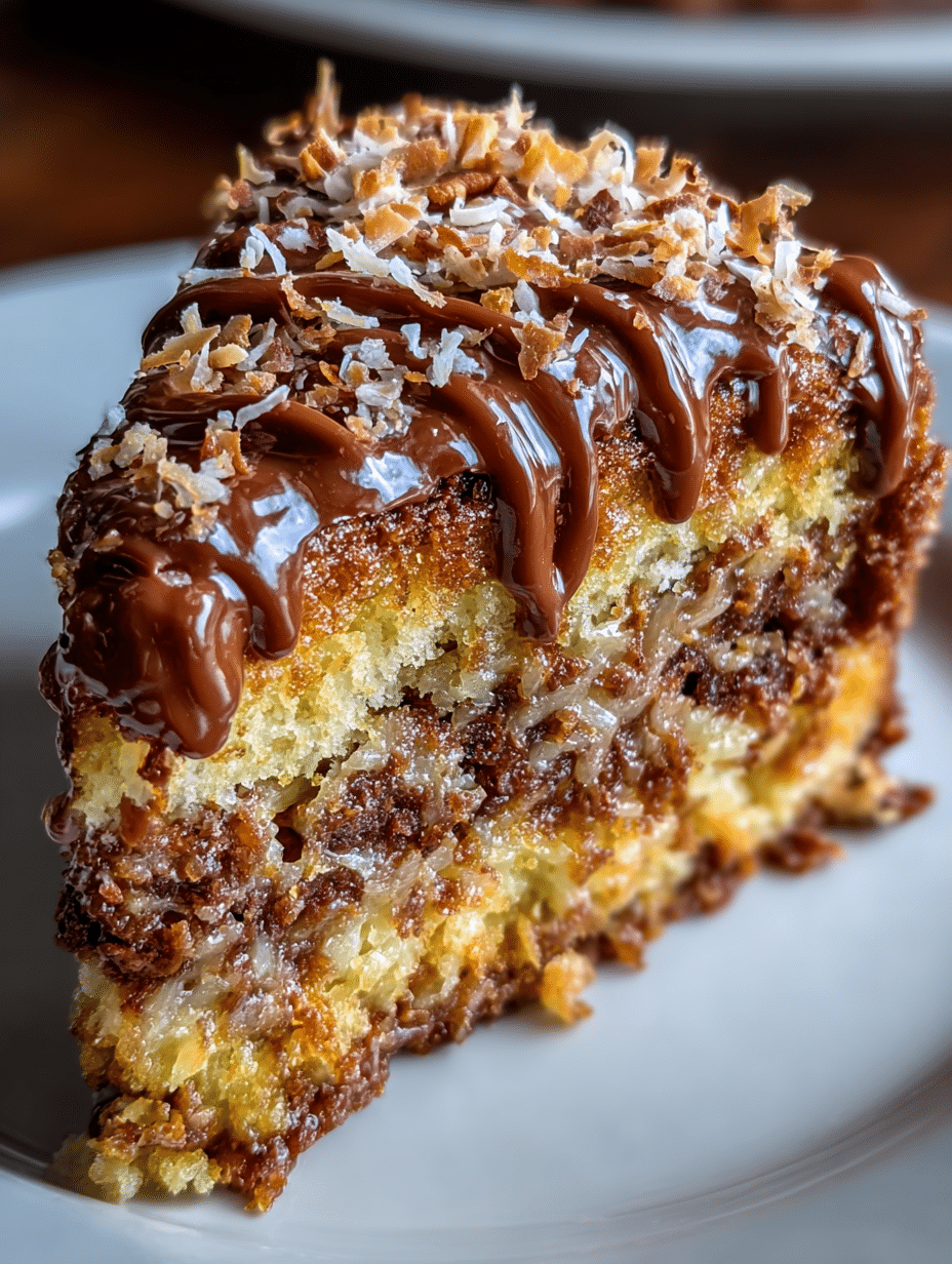 German Chocolate Paradise Cake: A Slice of Bliss Awaits! 2 German Chocolate Paradise Cake