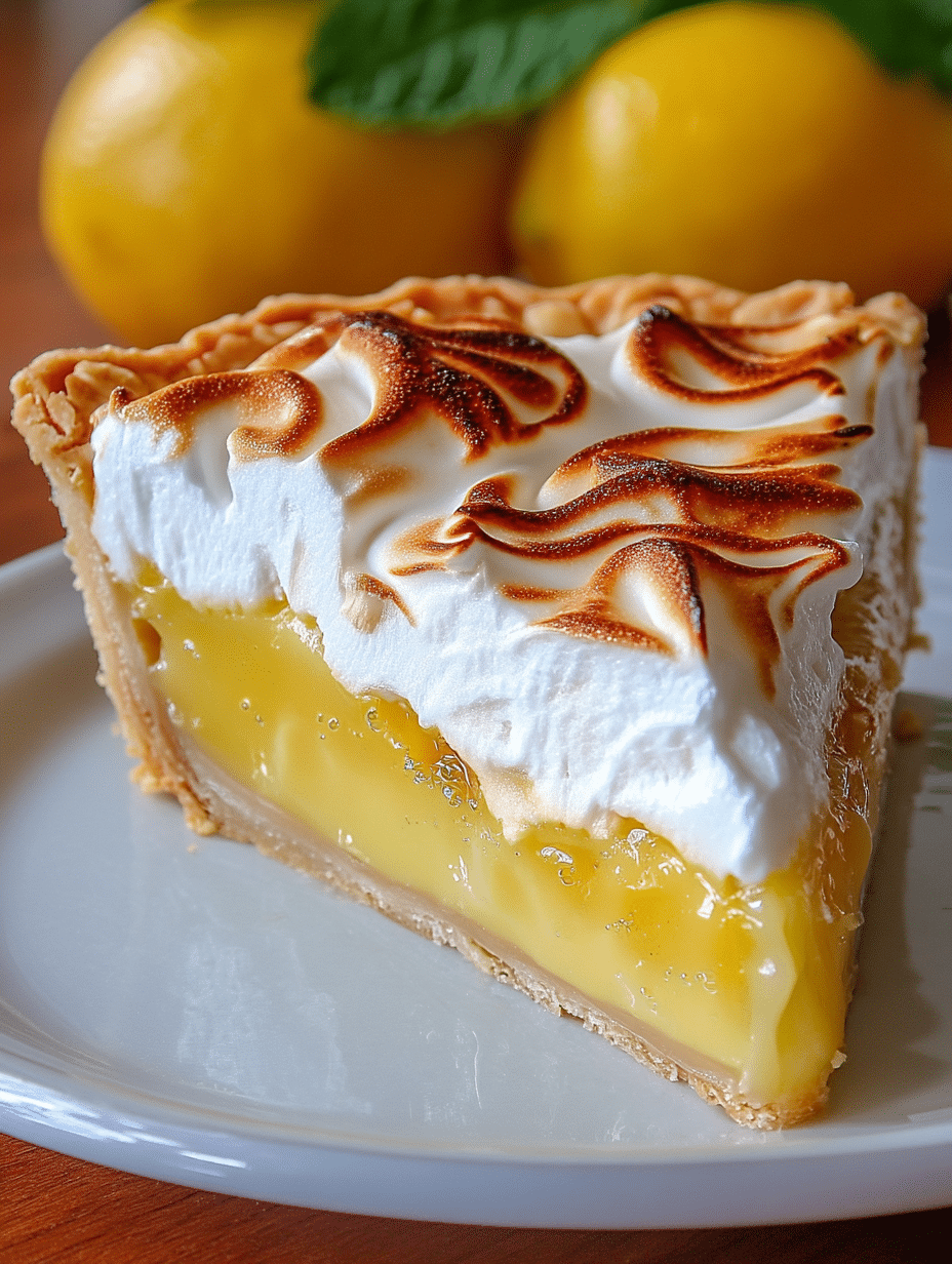 Lemon Cloud Meringue Pie
