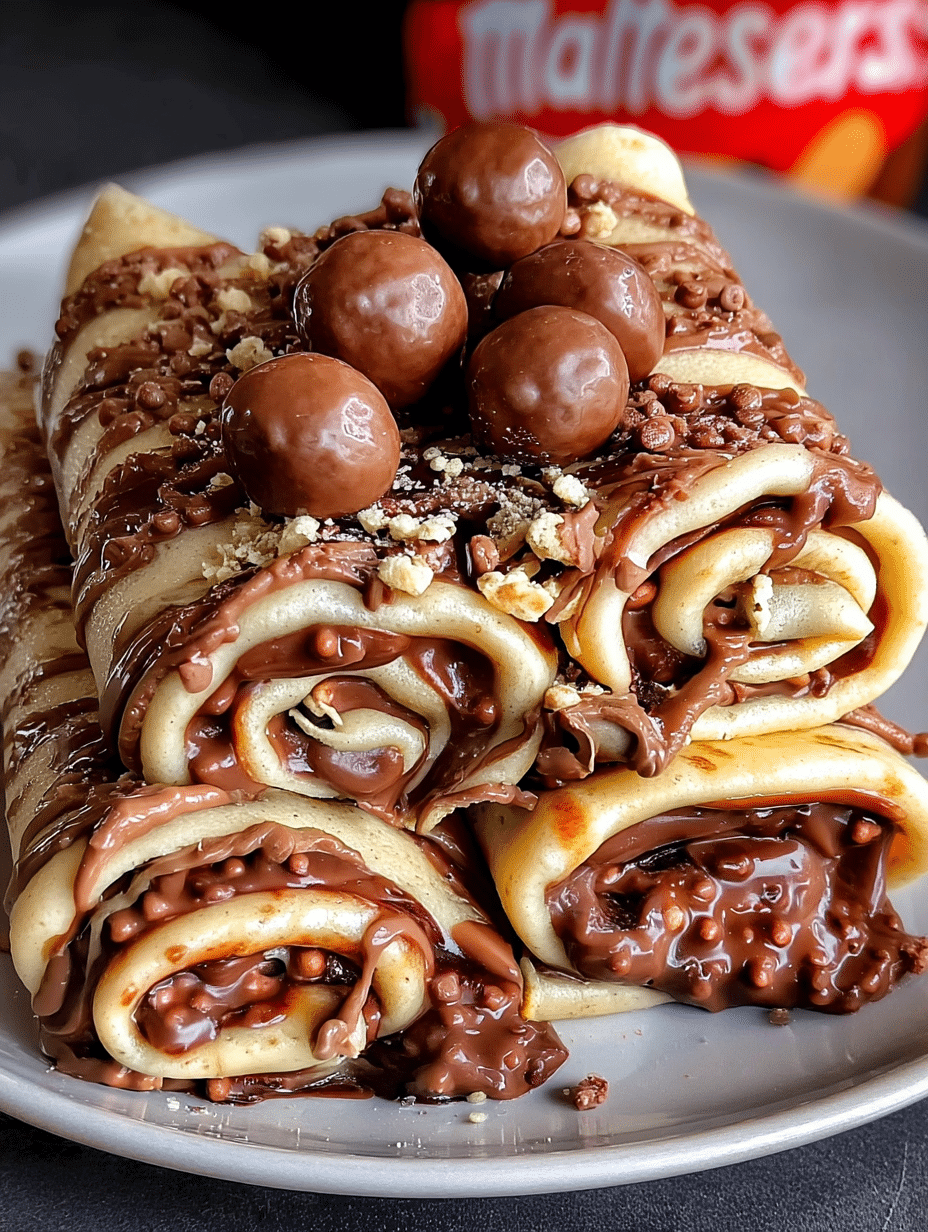 Maltesers Chocolate Swirl Pancakes