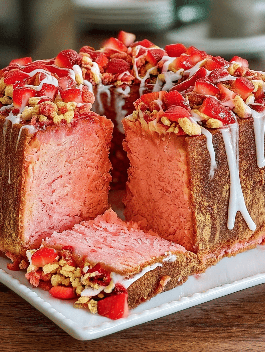 Mile High Cherry Soda Pound Cake