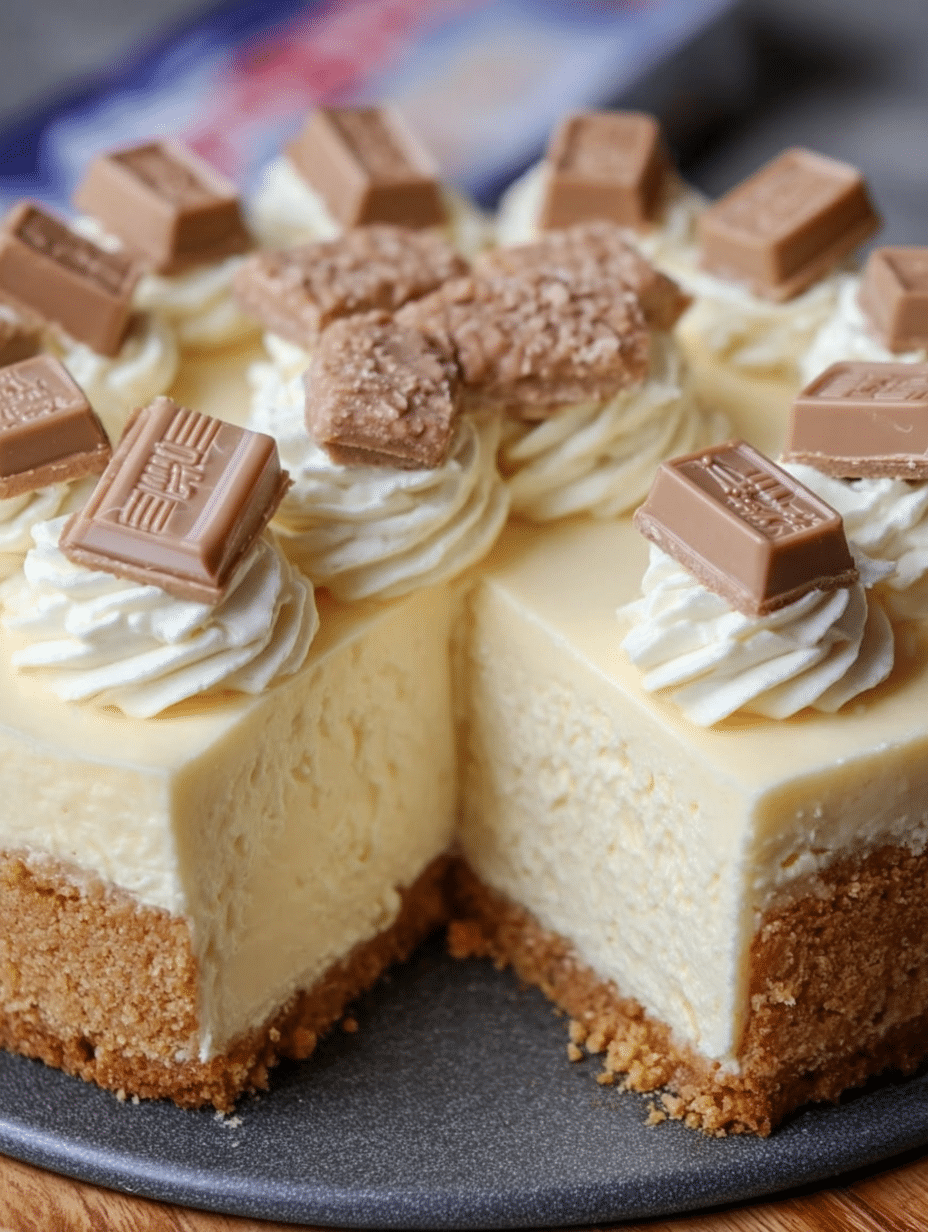 Milkybar White Chocolate Cheesecake: A Creamy Delight! 2 Milkybar White Chocolate Cheesecake