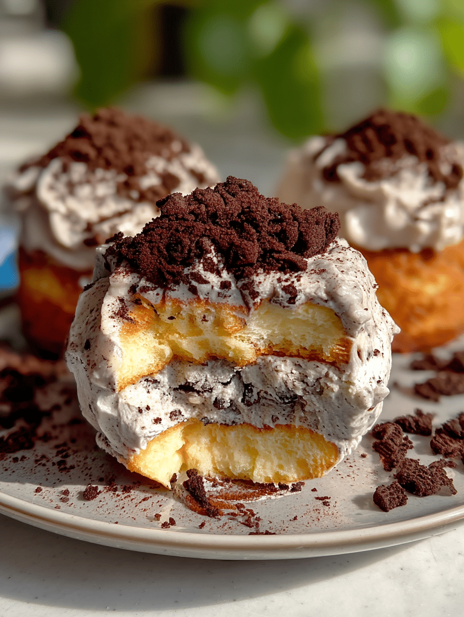 Mini Oreo Cream Cakes
