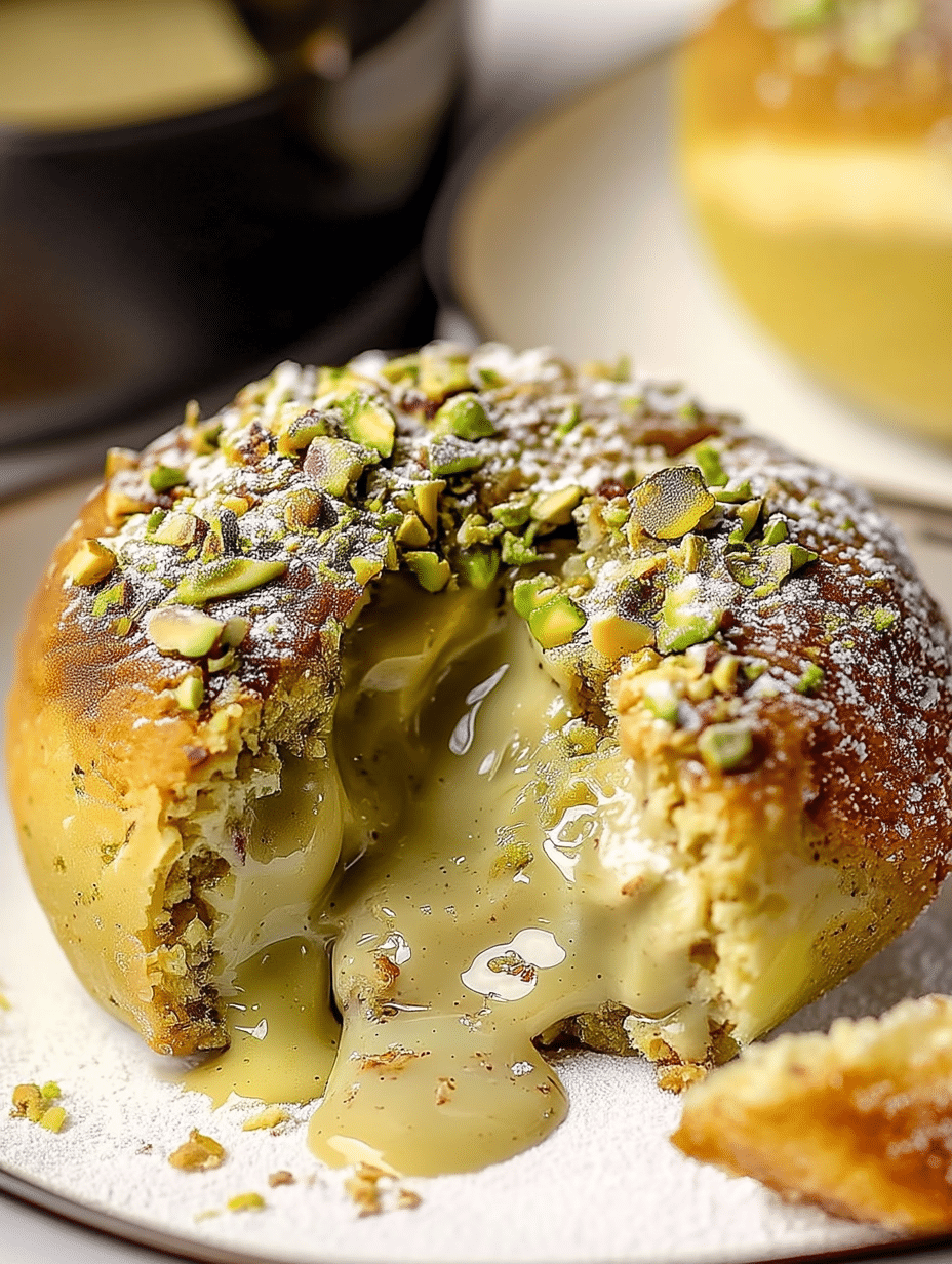Molten Pistachio Lava Cake: Uncover this Decadent Recipe! 2 Molten Pistachio Lava Cake