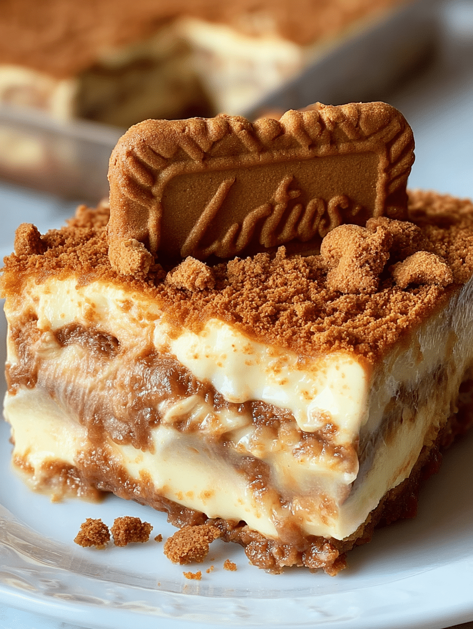 No-Bake Biscoff Layered Delight: Un dessert irrésistible à découvrir ! 2 No-Bake Biscoff Layered Delight