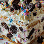 No-Bake Funfetti Oreo Icebox Cake: Delight in Every Bite! 3 No Bake Funfetti Oreo Icebox Cake