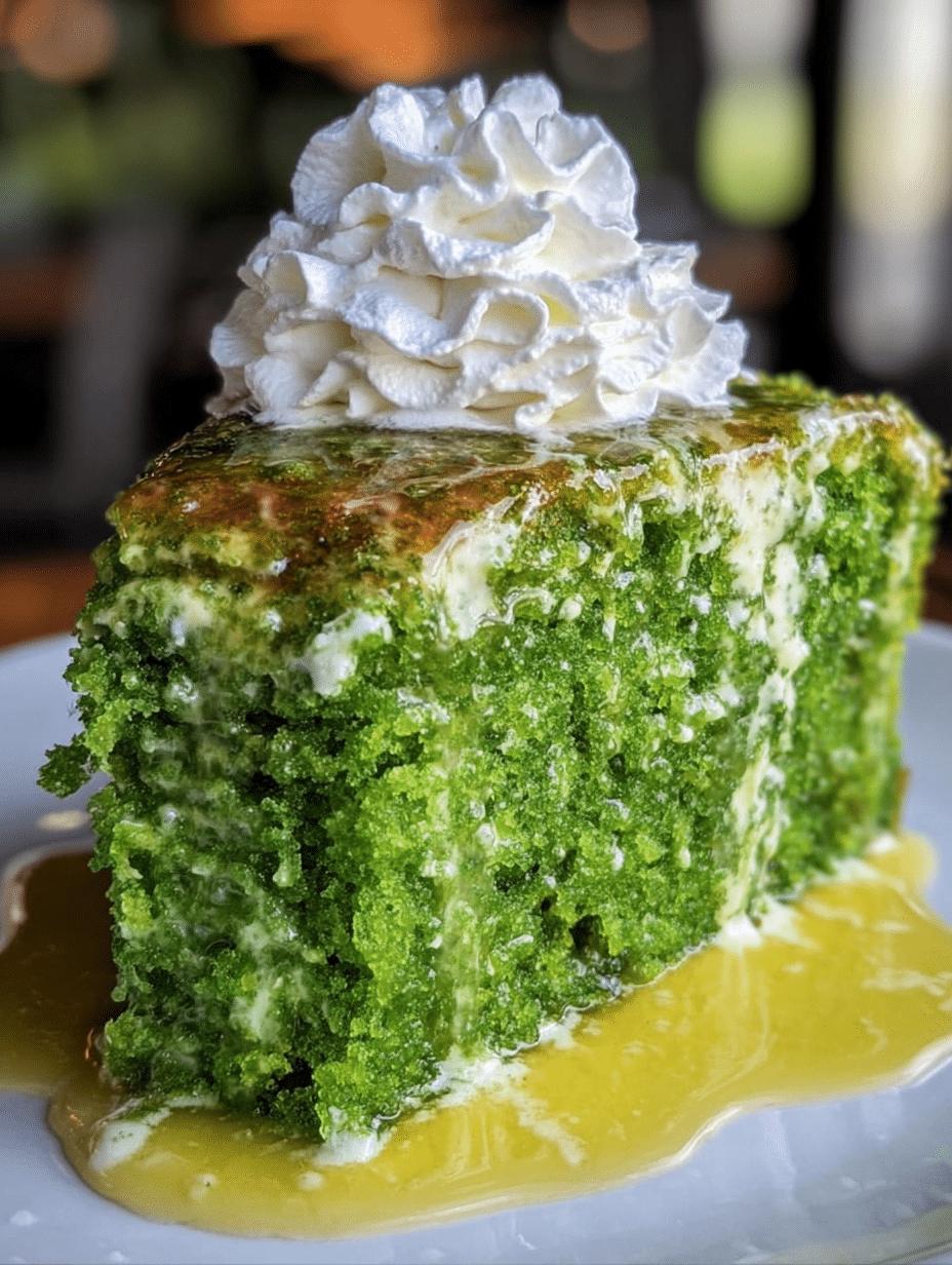 Pandan Tres Leches Cake