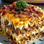 Parmesan Garlic Bacon Cheeseburger Lasagna: A Must-Try! 3 Parmesan Garlic Bacon Cheeseburger Lasagna