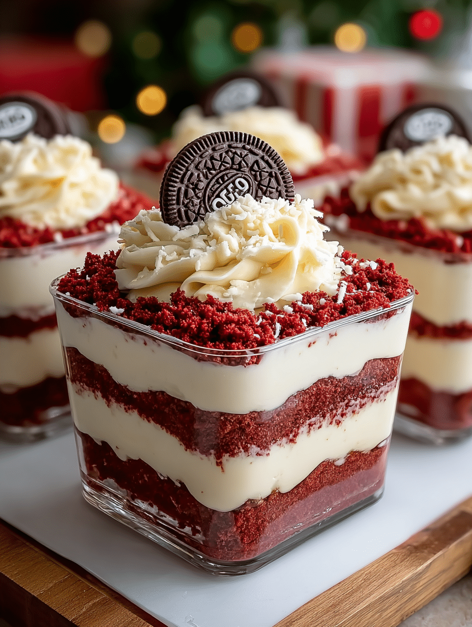 Red Velvet Cheesecake Dessert Box