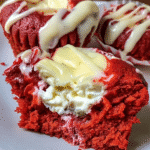 Red Velvet Cheesecake Surprise Cupcakes