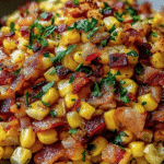 Smoky Fried Corn with Bacon
