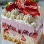 Strawberry Crunch Dream Cake: A Sweet Summer Delight! 3 Strawberry Crunch Dream Cake