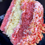 Strawberry Crunch Layer Cake