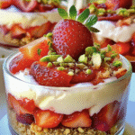 Strawberry, Pistachio & Shortbread Tartare: A Delightful Treat! 3 Strawberry, Pistachio & Shortbread Tartare