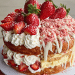 Strawberry Shortcake Banana Pudding Cake: Delight in Layers! 6 Strawberry Shortcake Banana Pudding Cake