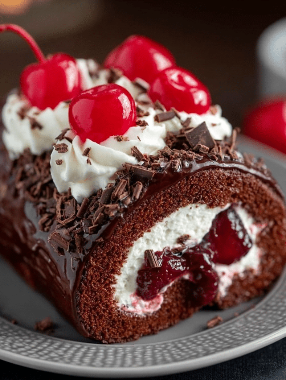 Black Forest Swiss Roll