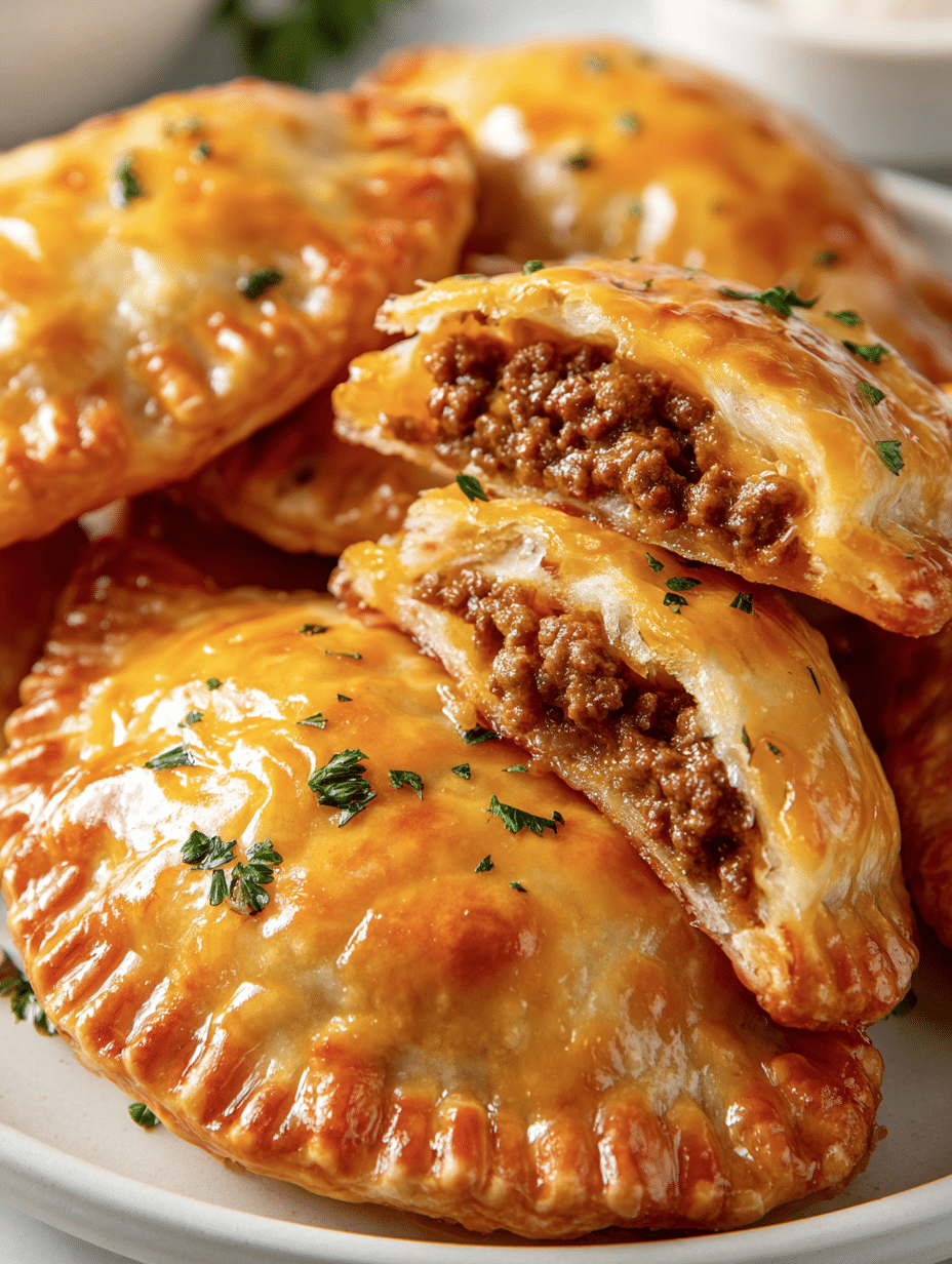 Cheesy Beef Hand Pies
