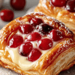 Cherry Custard Danish Pastries