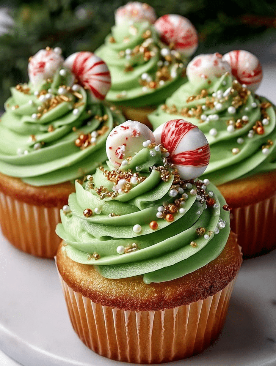 Christmas Candy Swirl Cupcakes: Delightful Festive Treats 2 Christmas Candy Swirl Cupcakes