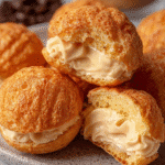 Crispy Coffee Cream Choux Puffs