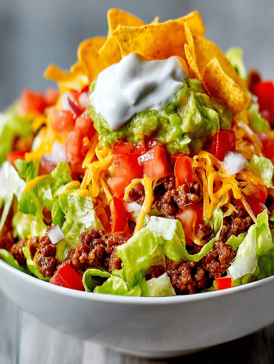 Crunchy Taco Salad Bowl