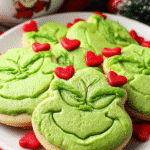 Grinch Green Sugar Cookies