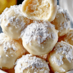 Lemon Snowball Truffles