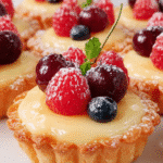 Mini Berry Custard Tartlets