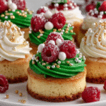 Mini Holiday Butter Cakes with Festive Swirls