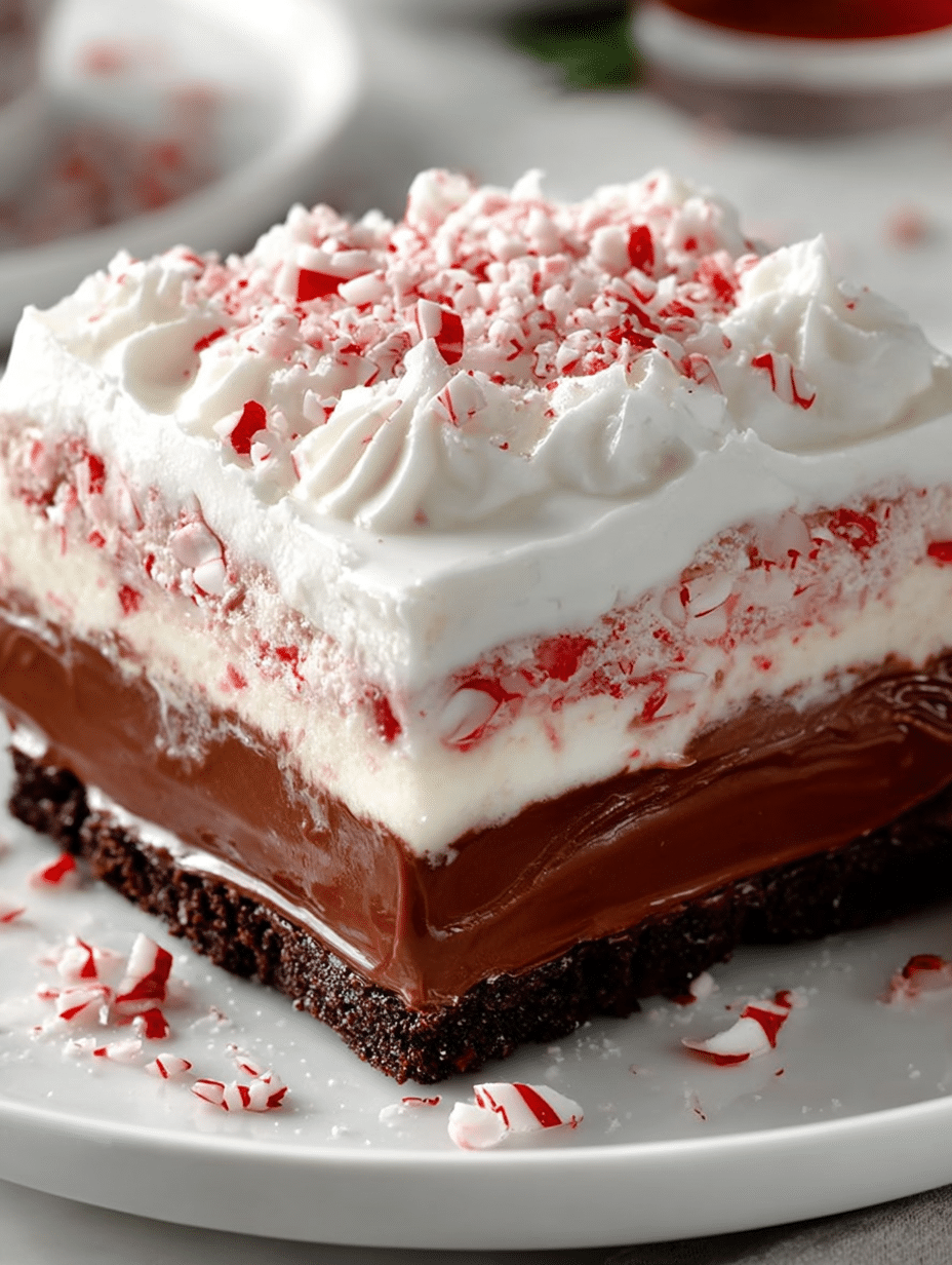 Peppermint Chocolate Dream Layer Dessert