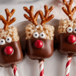 Reindeer Rice Krispie Pops: Easy and Fun Holiday Treats! 3 Reindeer Rice Krispie Pops